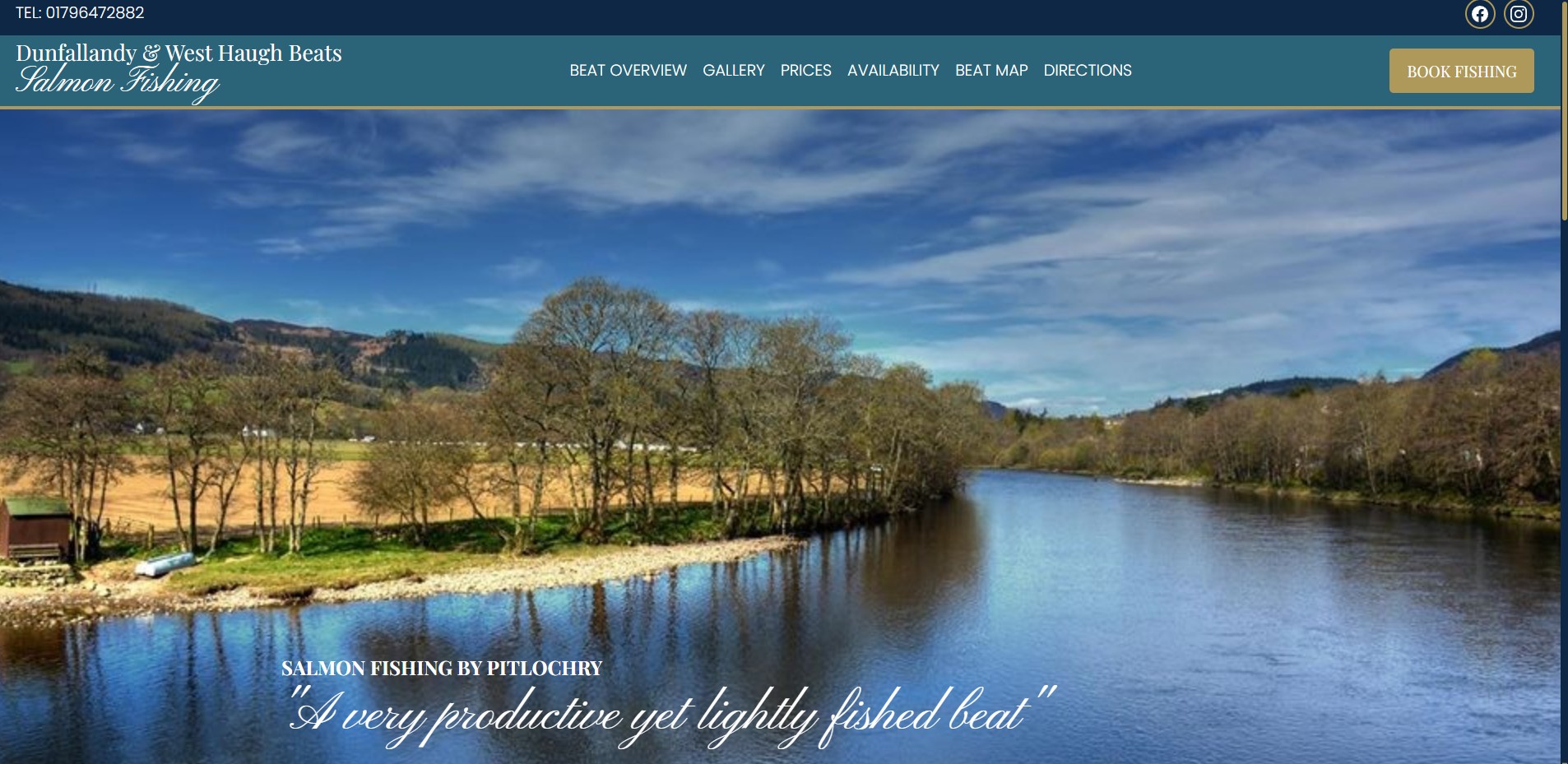 West Haugh and Dunfallandy Salmon Fishing